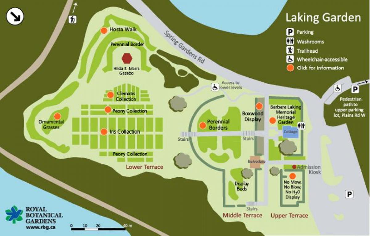 Bản đồ của ANH Laking Vườn
