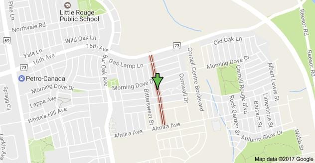 Bản đồ của Black creek lái xe Toronto