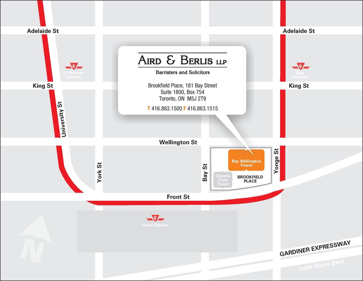 Bản đồ của Brookfield Nơi thành Phố Toronto