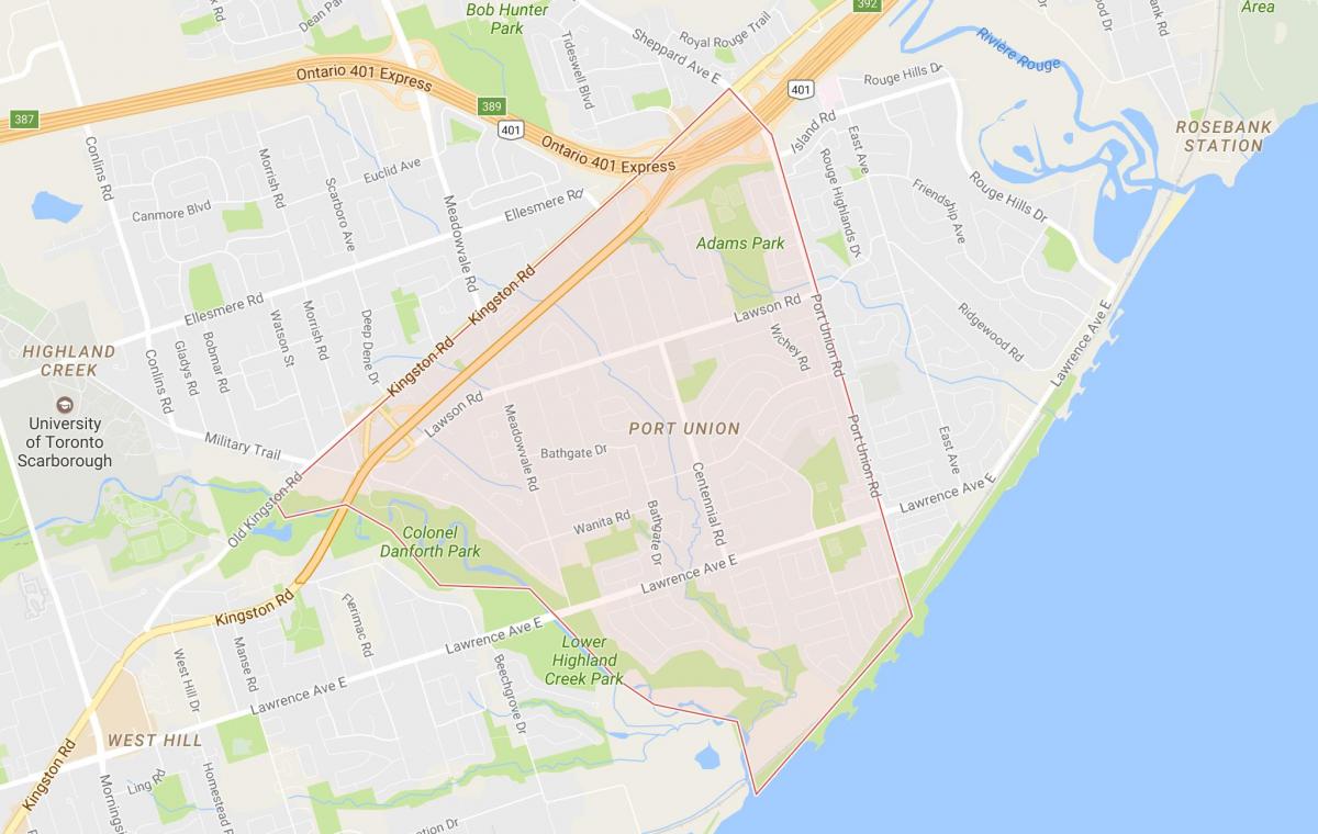 Cổng bản đồ liên Minh khu phố Toronto