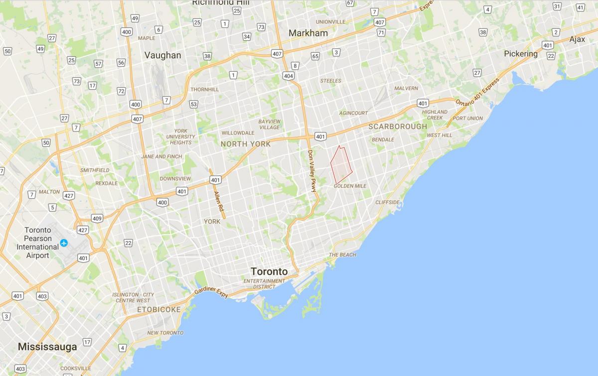 Bản đồ của Fields quận Toronto