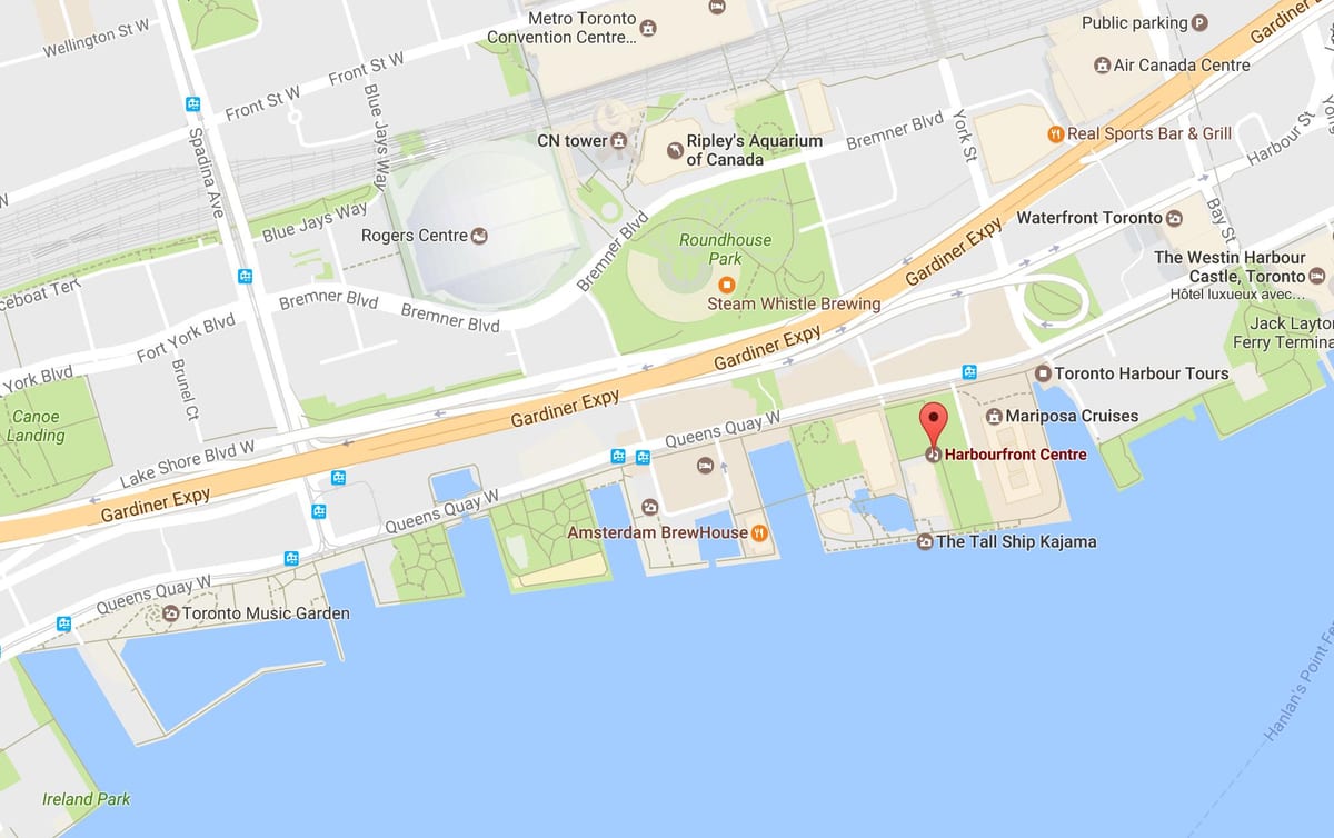 Bản đồ của Hào khu phố Toronto