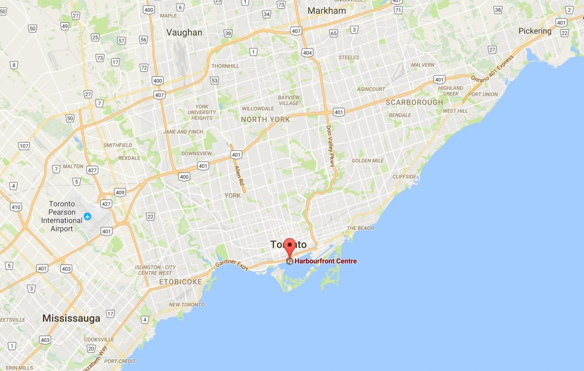 Bản đồ của Hào quận Toronto