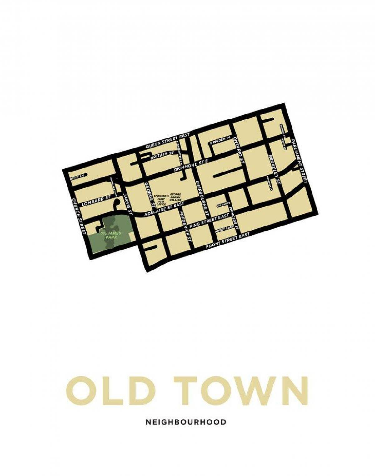 Bản đồ của Khu phố, thành Phố Toronto