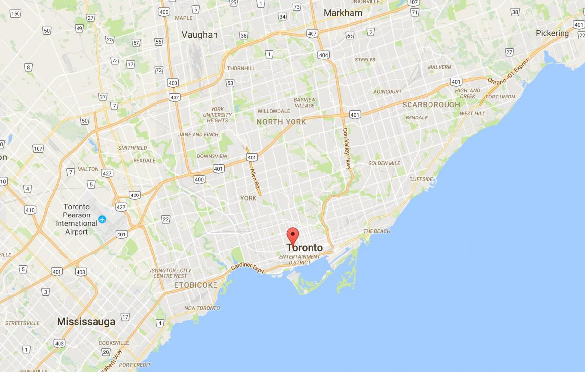 Bản đồ của khu phố tàu, Toronto
