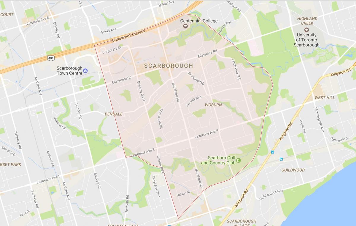 Bản đồ của Lexington khu phố Toronto