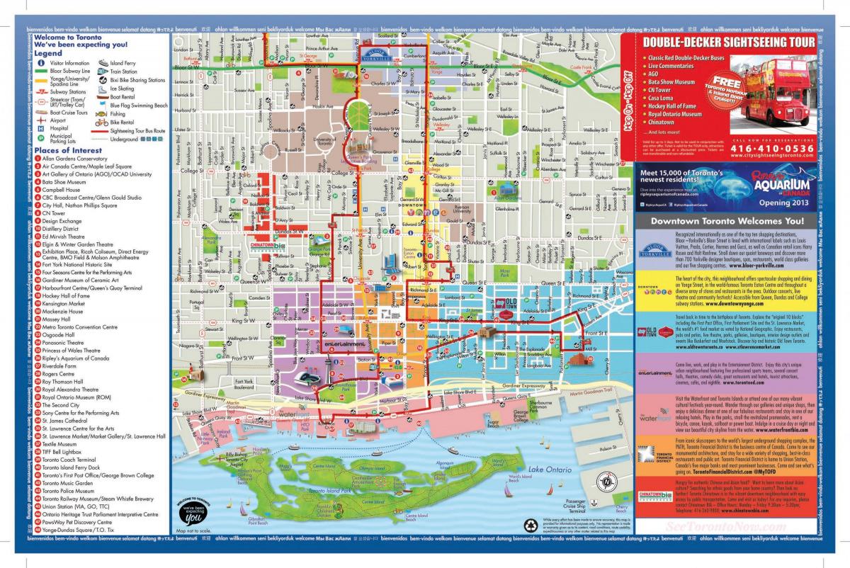 Bản đồ của nơi quan tâm Toronto