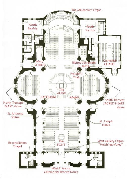 Bản đồ của St James cathedrales