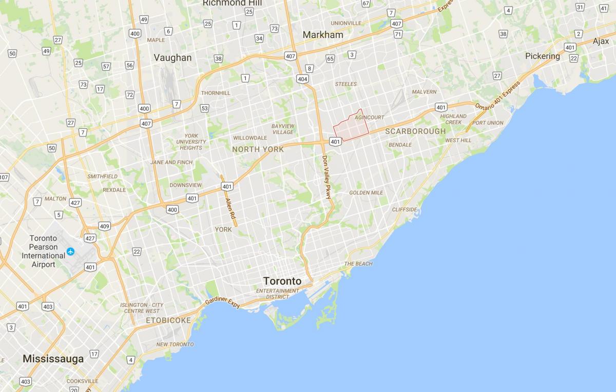 Bản đồ của Tâm O'Shanter – Sullivandistrict Toronto