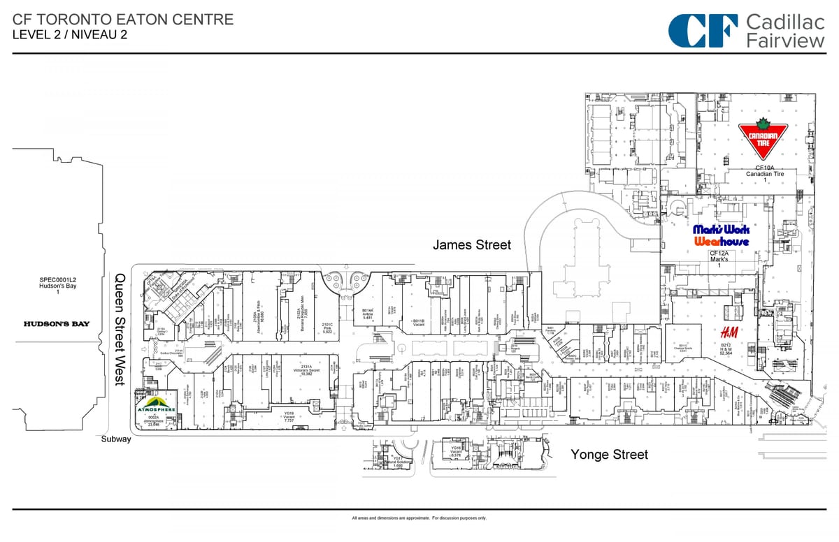 Bản đồ của Toronto Ăn trung Tâm cấp 2