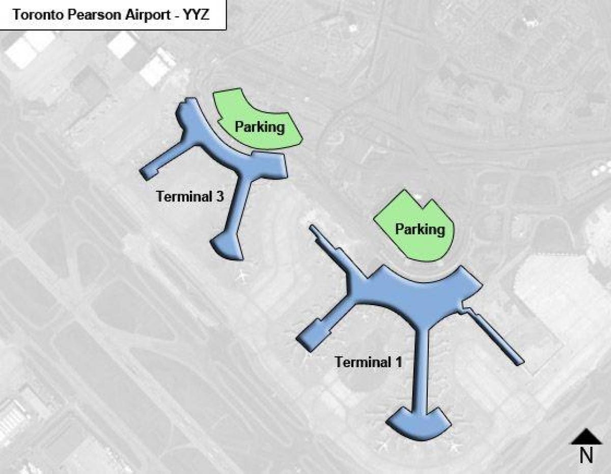 Bản đồ của Toronto Đoàn sân bay Canada