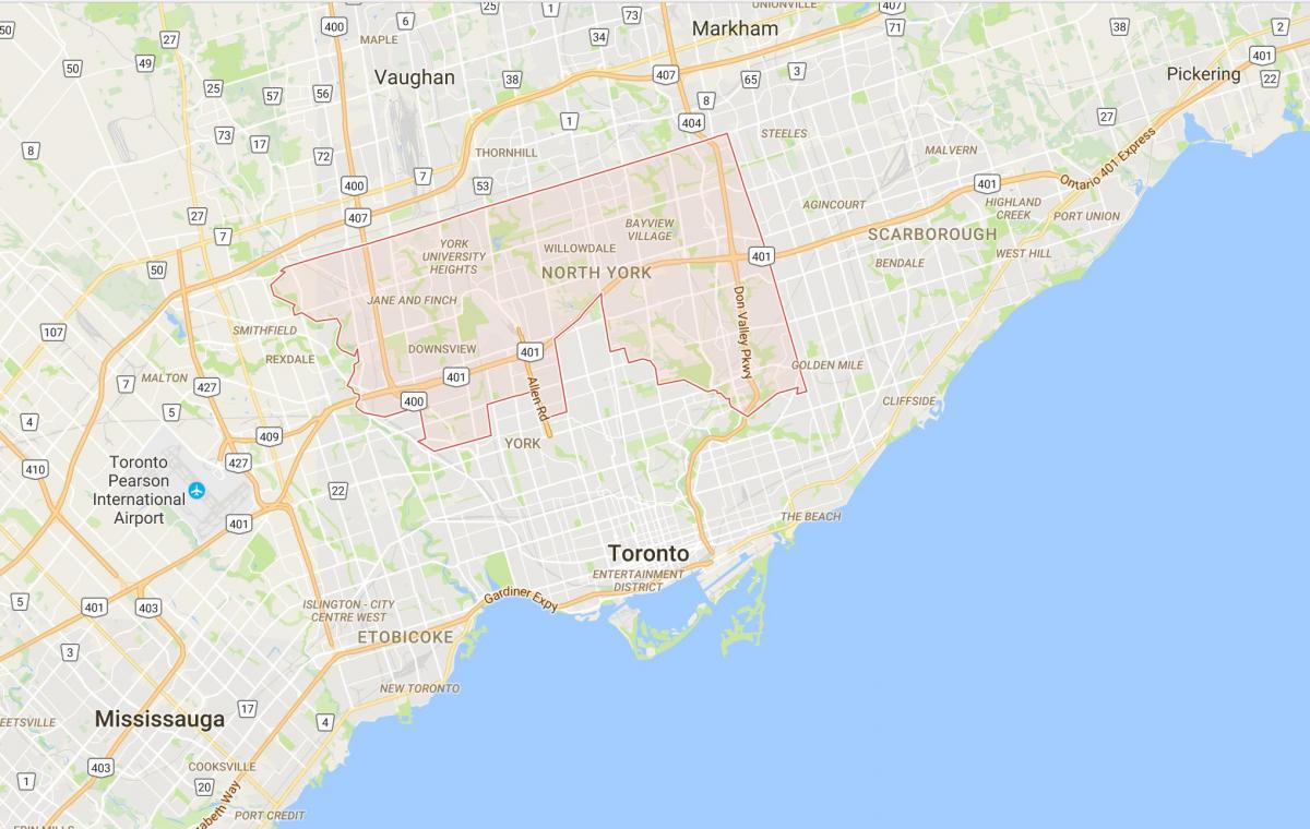 Bản đồ của Uptown Toronto Toronto