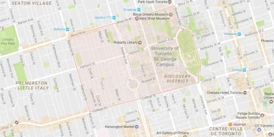 Bản đồ của Đại học Toronto
