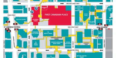 Bản đồ của Nơi Canada