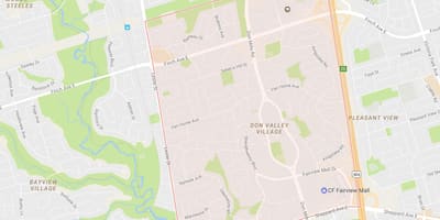Bản đồ của đậu Phộng khu phố Toronto