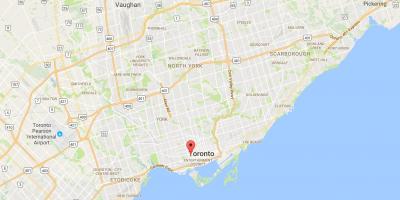 Bản đồ của Alexandra park quận Toronto