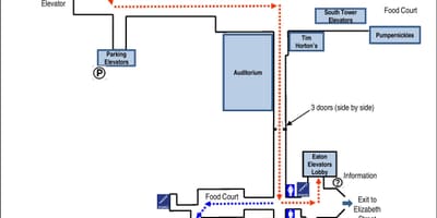 Bản đồ của bệnh Viện đường Toronto