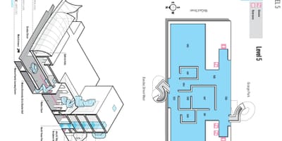 Bản đồ của bộ Sưu tập Nghệ thuật của Ontario cấp độ 5