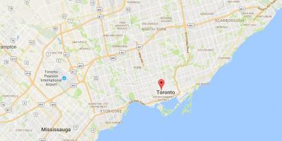 Bản đồ của Baldwin Làng quận Toronto