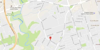 Bản đồ của Bermondsey đường Toronto