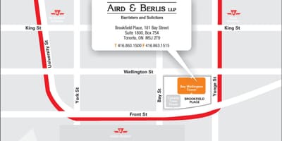 Bản đồ của Brookfield Nơi thành Phố Toronto