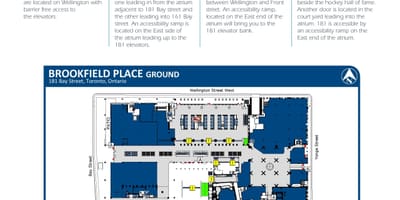 Bản đồ của Brookfield Nơi Toronto