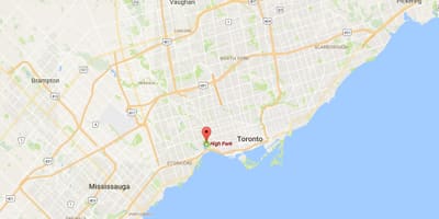 Bản đồ của Cao Park quận Toronto