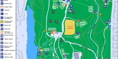 Bản đồ của Cao viên huyền thoại Toronto