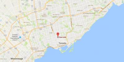 Bản đồ của Casa Loma quận Toronto