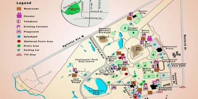 Bản đồ của Centennial Park Kính Toronto