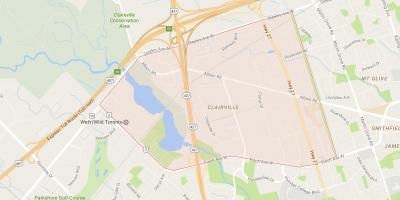 Bản đồ của Clairville khu phố Toronto
