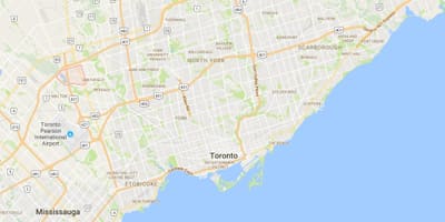 Bản đồ của Clairville quận Toronto