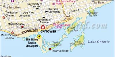 Bản đồ của tháp CN Toronto