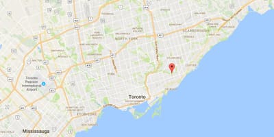 Bản đồ của Crescent khu Phố Toronto