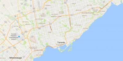 Bản đồ của công Chúa Vườn quận Toronto