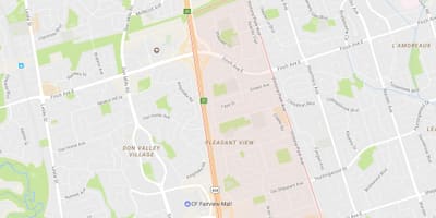 Bản đồ của dễ Chịu Xem khu phố Toronto