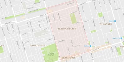 Bản đồ của davenport khu phố Toronto