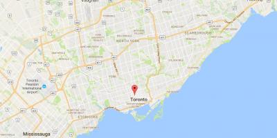 Bản đồ của Discovery Quận Toronto