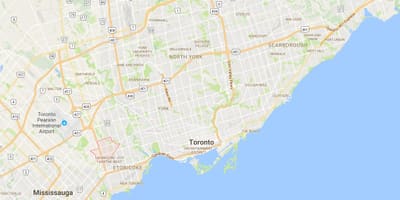 Bản đồ của Eatonville quận Toronto