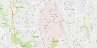 Bản đồ của Fields khu phố Toronto