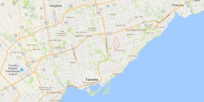Bản đồ của Fields quận Toronto