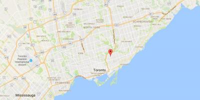 Bản đồ của Giấy Làng quận Toronto