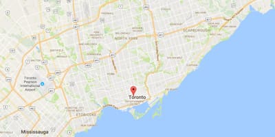 Bản đồ của Grange Park quận Toronto