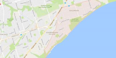 Bản đồ của Guildwood khu phố Toronto