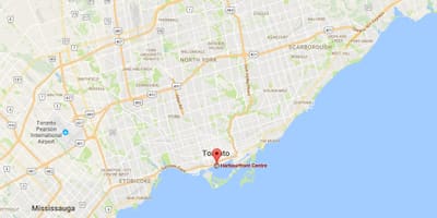 Bản đồ của Hào quận Toronto