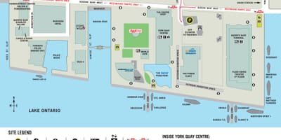 Bản đồ của Hào trung Tâm Toronto