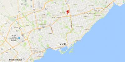 Bản đồ của Henry trang Trại quận Toronto