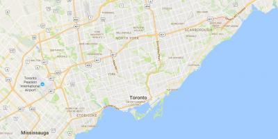 Bản đồ của Highland Creek quận Toronto