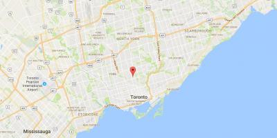 Bản đồ của Hươu Park quận Toronto