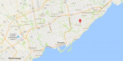 Bản đồ của Ionview quận Toronto